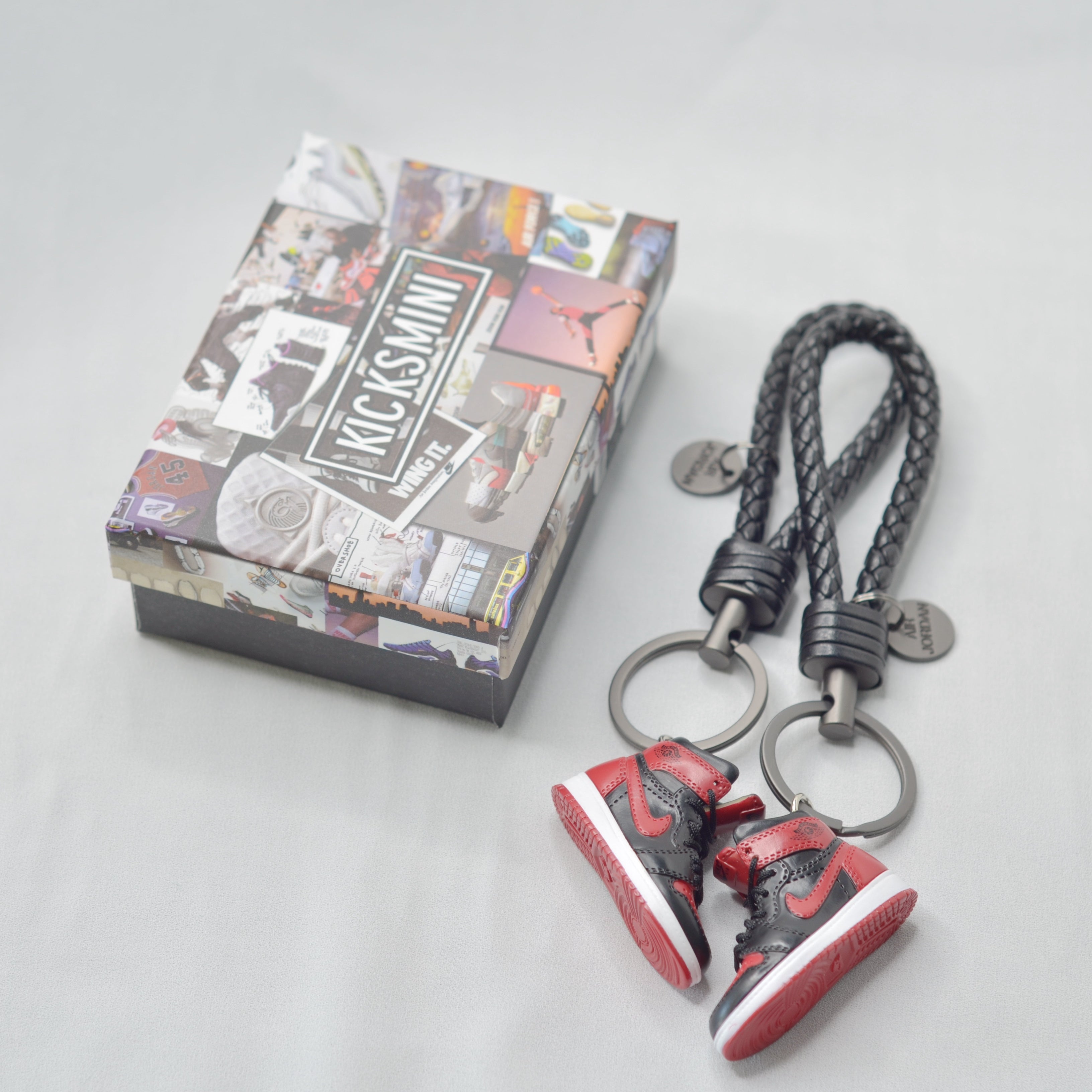 3D Mini Sneakers Keychain Rope with Box and Bag HYPEBRICKZ