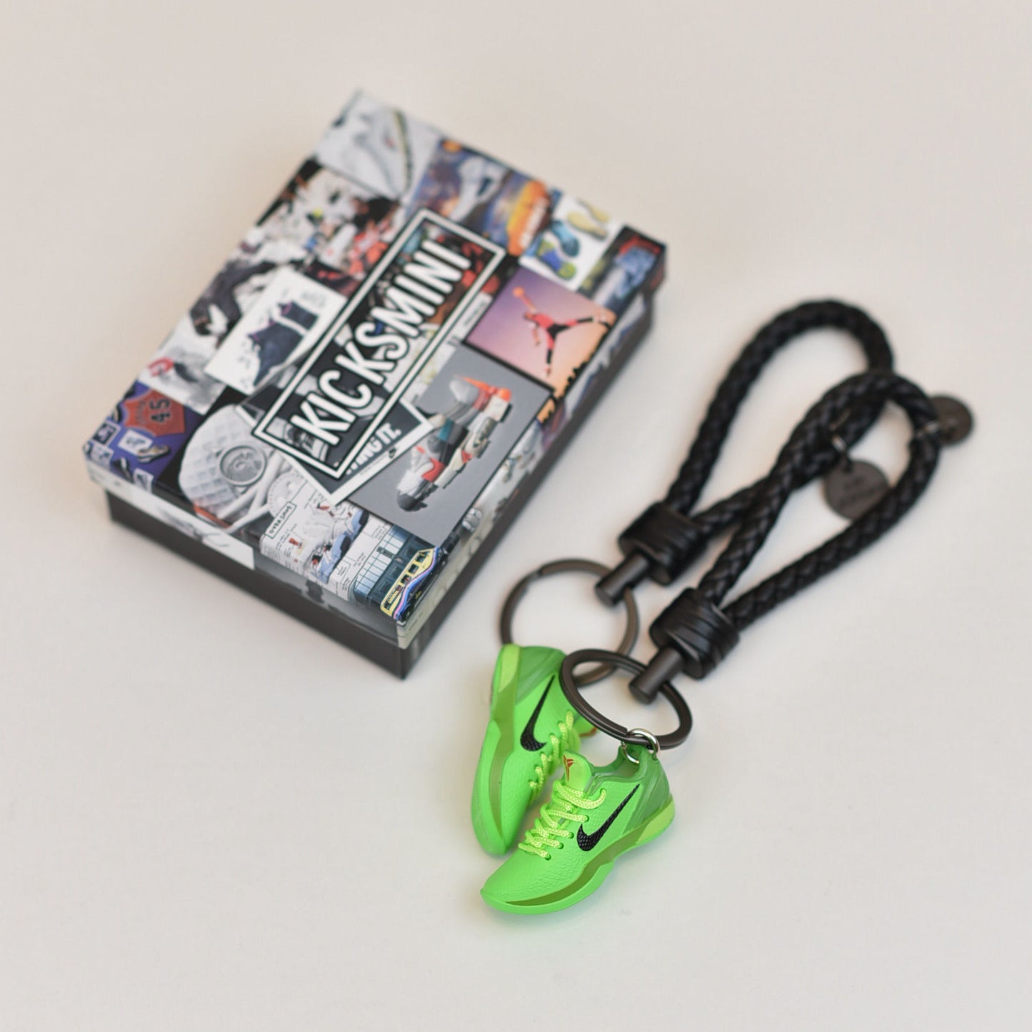 3D Mini Sneakers Keychain Rope with Box and Bag